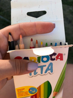 Набор цветных карандашей Carioca Tita HB твердо-мягкие, 12 шт #8, Ольга П.