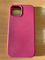 Силиконовый чехол для iPhone 12 Pro Max / Silicone Case DF на Айфон 12 Про Макс с бархатистым покрытием внутри, Вишневый #78, Дарья Ш.