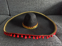 Шляпа "Сомбреро" Черная #8, Кристина С.