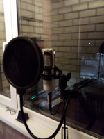Студийный конденсаторный микрофон, BM-800, белый с серебром, набор #3, Сева Ш.
