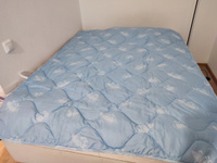 Лотос Текстиль Одеяло 1,5 спальный 142x205 см, Всесезонное, с наполнителем Полиэфирное волокно, комплект из 1 шт #5, Оксана Ф.