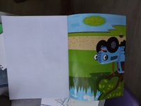 Многоразовые наклейки для малышей, Буква Ленд Синий трактор, "Животные леса", книжка с наклейками #36, Ирина А.