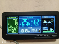 Двухзонная метеостанция с беспроводным датчиком. Погода, термометр, влажность, часы, USB выход для зарядки смартона. #7, Андрей З.