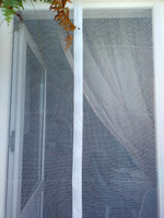Москитная сетка на дверь на магнитах SunHouse стекловолокно, 210 /85 см, цвет белый #111, Ольга Р.