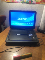Портативный DVD плеер 10,8 дюйма XPX EA-1028 c TV/FM/Game #8, наталья