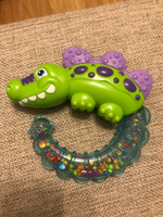 Погремушка для новорожденного Smart Baby "Крокодильчик" с прорезывателем для зубов, погремушка прорезыватель, грызунок, развивающая игрушка для малышей, детская #60, Мария С.