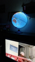 Глобус Земли Globen физико-политический с подсветкой от батареек, диаметр 32 см #20, Елена Б.