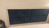 Мягкое изголовье кровати Velour Blue 30х80 см 1 шт. #3, Natali