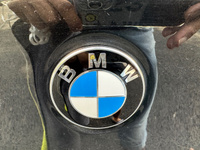 Эмблема на багажник для БМВ 73 мм / Значок для автомобиля BMW 51148132375 - 1 штука сине-белый #2, Mukhit M.