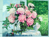 Картина по Номерам на Холсте на Подрамнике 40 x 50 Цветы #67, Анна С.