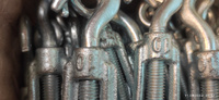 Талреп М 8 крюк - кольцо, оцинкованный / стяжка троса, набор  50 шт #5, максим з.