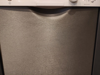 Защитная пленка для кухни. Самоклеющаяся пленка для мебели серая шлифованный алюминий - 70x152 см, цвет: серый #71, Борис В.