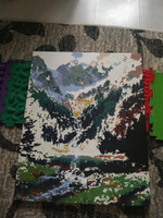 Картина по Номерам 40х50 Великие горы Холст на Подрамнике #197, Юлия Т.