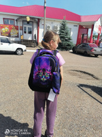 Рюкзак школьный для девочки подростка 17,2 л А4 с анатомической спинкой SkyName (СкайНейм), с пеналом и слотом USB #67, Светлана С.