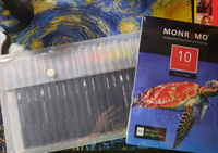 Акварельные маркеры MONREMO Premium 48 шт, набор с альбомом #8, Виктория С.