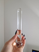 Стеклянный фаллоимитатор - жезл с шаром Glas, 16 см #1, Валерия И.