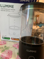 Чайник электрический стеклянный LUMME LU-4105, черный жемчуг #2, Lyudmila R.