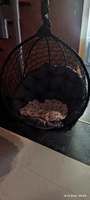 Подвесное кресло кокон Smile Ажур с круглой подушкой без стойки #4, Дмитрий Ч.