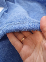 Набор для бани и сауны женский махровый Bio-Textiles (полотенце-накидка, чалма, рукавица), 3 предмета, 100% хлопок, цвет: голубой, размер XL-3XL #11, Лилия Я.