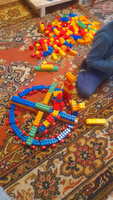 Детский конструктор для малышей от 3 лет Play Okay, 360 деталей, пластиковый, развивающая игрушка для мальчиков и девочек, блочный #103, Алексей А.