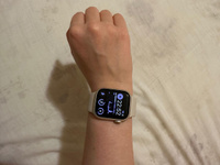 Умные часы Apple Watch Series 8, 41mm, Сияющая звезда/Starlight,Размер M/L #8, Марина С.