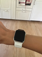 Ремешок для Apple Watch 38 / 40 / 41 mm Магнитный EcoLeather Link White #19, Кристина У.