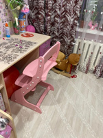 "Друг Кузя" растущий стул детский для школьника Светло-розовый #56, Дмитрий С.