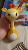 Мягкий прорезыватель для зубов Веселый жираф с умным датчиком движения и подсветкой /Интерактивная музыкальная игрушка-погремушка для новорожденных малышей, ND Play, 299383 #12, Катерина З.