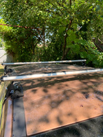 Багажник на крышу автомобиля Лада Х-рей / Lada X-ray с 2016 Комплект креплений на гладкую крышу с аэродинамическими поперечинами / Автобагажник с дугами #6, Александр Г.