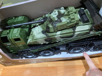Игрушечная военная машинка тягач с танком, Нордпласт, боевая машина, военная техника, игрушки для мальчиков #84, Айгуль С.