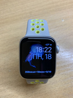 Силиконовый ремешок для часов Apple Watch 38/40/41 мм серебро/вольт (№3), размер S #4, Светлана 