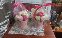 Букет из мыла, мыльных роз, подарок маме, цветы на 8 марта #26, Роза М.