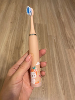 Электрическая ультразвуковая зубная щетка для детей Bet-Electric детская, Розовая #7, Виктория И.