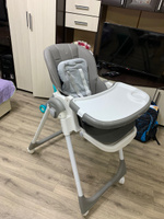 Детский складной стульчик для кормления Rant basic Mango RH304 от 6 месяцев, Grey #87, Татьяна Е.