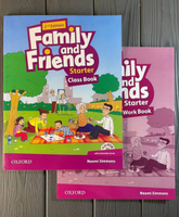 Family and Friends starter Комплект: Student's book +Workbook + CD диск #2, Ольга А.