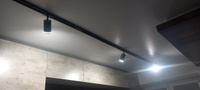 Трековый светильник ЭРА TR52-GU10 BK на шинопровод однофазный / Спот потолочный на кухню в спальню в прихожую GU10 матовый черный #2, Maxim K.