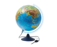 Globen Интерактивный глобус Земли физико-политический рельефный с LED-подсветкой, диаметр 32 см. + VR очки #31, Горожанина Ольга