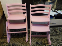 Складной растущий стул детский для школьника BUBAKA розовый #40, Дарья А.