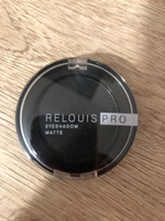 RELOUIS Тени для век PRO Eyeshadow MATTE тон 17 CARBON 3г #25, Софья п.