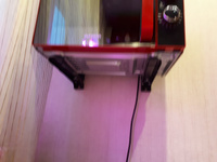 Микроволновая печь Oursson MM2005/RD красный, СВЧ 700 Вт, таймер приготовления 30 минут, 20 литров, механическое управление, 6 уровней регулировки мощности. #22, Павел П.