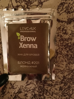 BrowXenna Хна для бровей / Краска для бровей профессиональная, Блонд 201 Жемчужный, (саше-рефилл), 6 г #18, Екатерина Г.