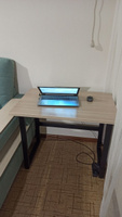 Стол компьютерный Good Desk Loft,размер 90х60х75 см, цвет шимо светлый, цвет ножек черный #1, Наиля Б.