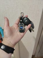 Брелок Subaru (Субару) для ключей и автомобиля / металл / хром / экокожа / брелок для автомобильных ключей #1, Александра Р.
