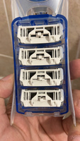 Dorco Сменные кассеты PACE6 Plus, 6-лезвийные + лезвие-триммер, крепление PACE, увл.полоса (4 сменные кассеты) #6, Денис К.