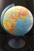 Глобус Земли Globen физический-политический, с LED-подсветкой, диаметр 25см. #32, Екатерина К.
