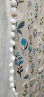 Тесьма декоративная с помпонами, 25 мм, 9 м, цвет белый #53, Марина А.