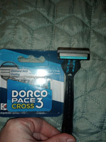 Dorco Сменные кассеты CROSS3, 3-лезвийные, крепление CROSS, увл.полоса (4 сменные кассеты) #3, Светлана С.