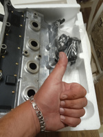Алюминиевая клапанная крышка для Chevrolet Lacetti черная матовая без отвода #8, Влад К.