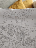 Картина по номерам Hobruk "Ананас и ёжик", на холсте на подрамнике 40х50, раскраска по номерам, набор для творчества, животные / кот / собака #10, Ирина Г.