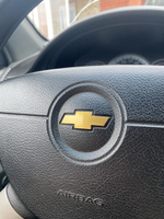 Наклейка "Эмблема на руль Chevrolet Lacetti", золотисто-медный #27, Дарина А.